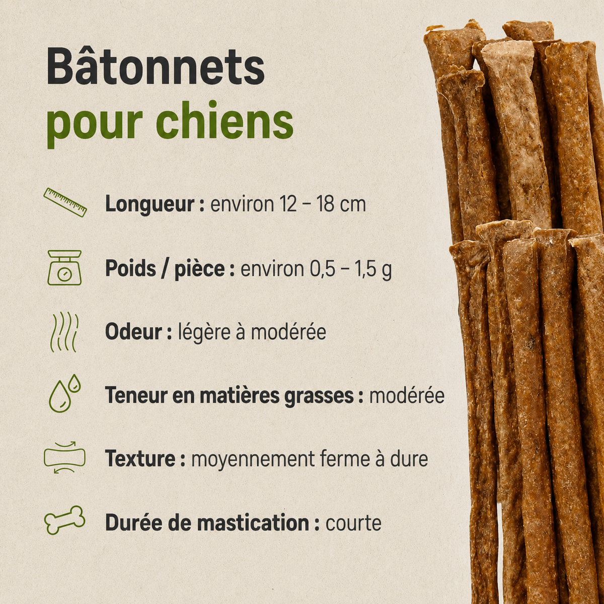 BĂątonnet pour Chien & Chat- x5