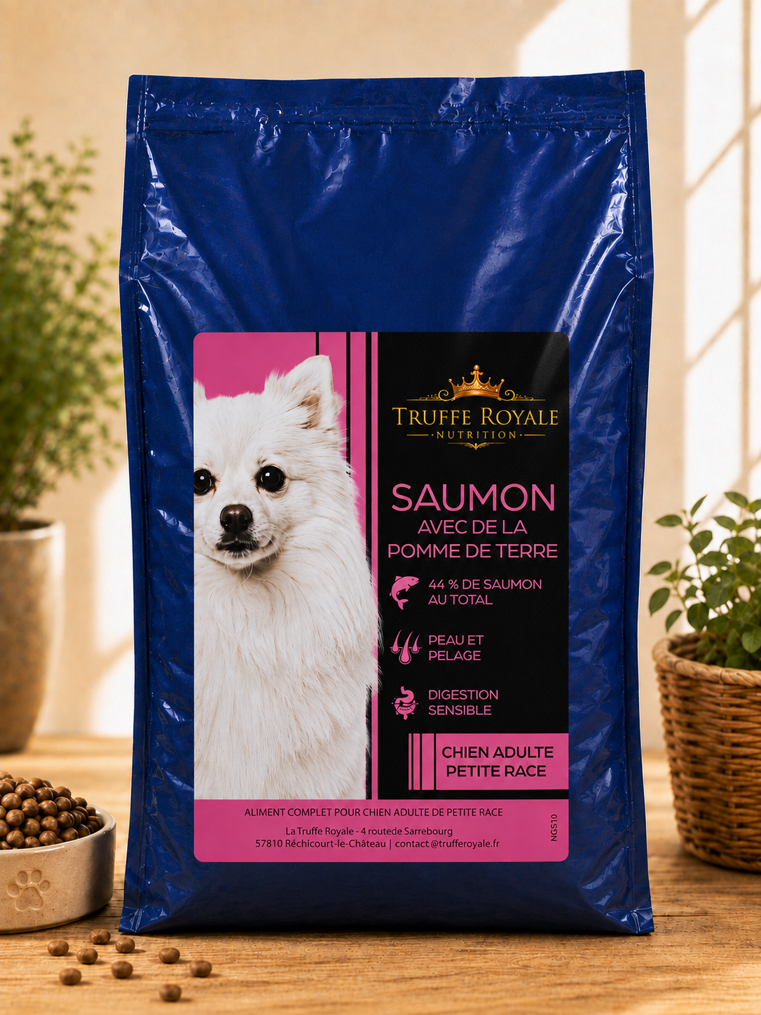 Croquette Petite Race - Saumon & Pomme de terre - 10kg