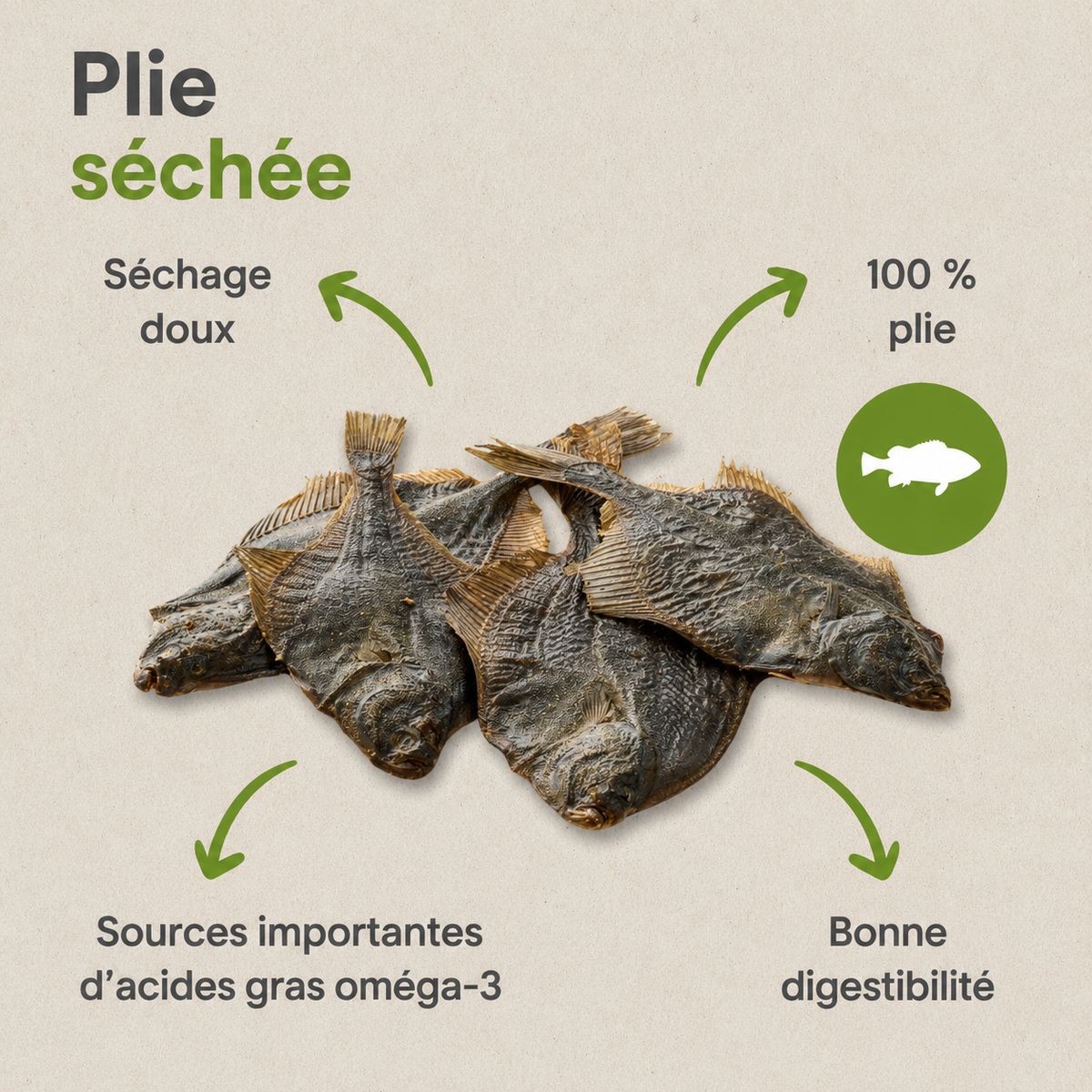Plie séchée Naturelle