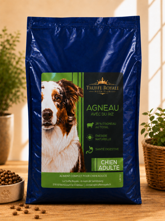 Croquette Chien Adulte - Agneau & Riz - 10kg