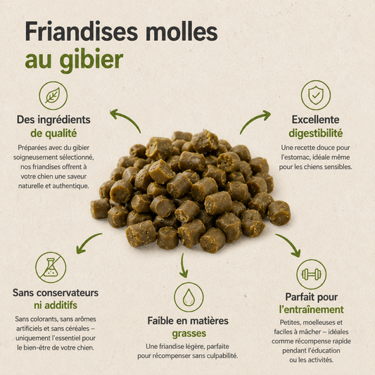 Friandises molles - 100 grammes