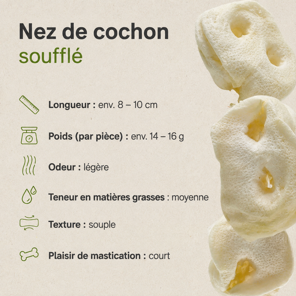 Nez de cochon soufflés