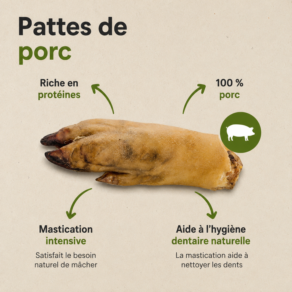 Pattes de Cochon Naturelles