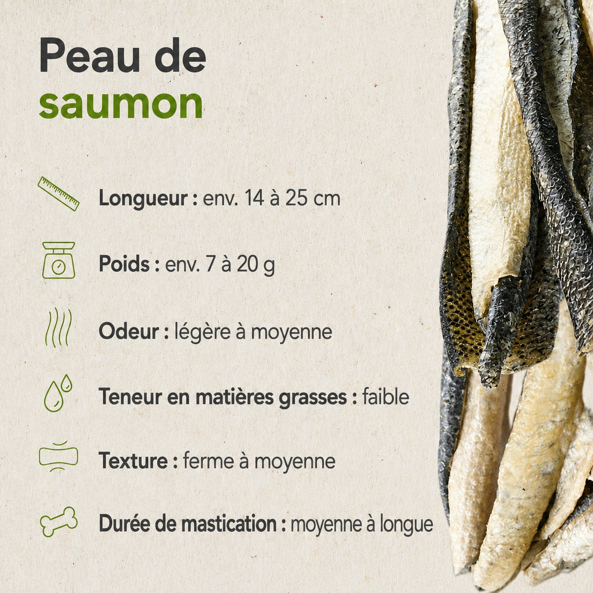 Peau de saumon